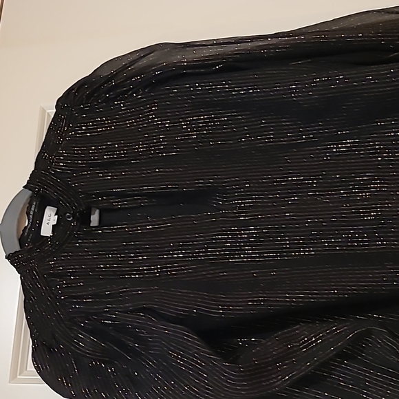 ALC gold shimmer stripe top, 0 - Picture 2 of 2